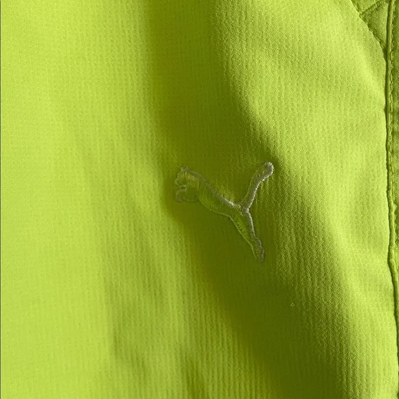 Puma Men's Bright Lime Shorts size W28 - Picture 3 of 5